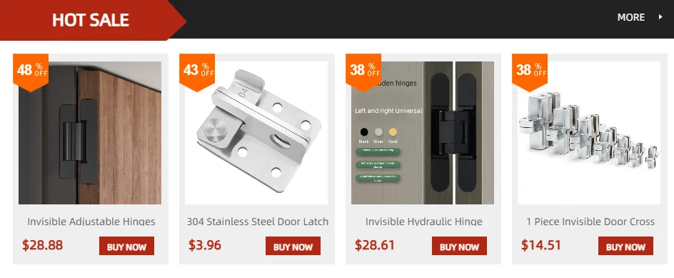 Description Picture 2 of itemBarn Door Hook Lock 201 Stainless Steel Heavy Duty Hook Sliding Door Hasps with Screws Waterproof Door Hardware Anti-corrosion