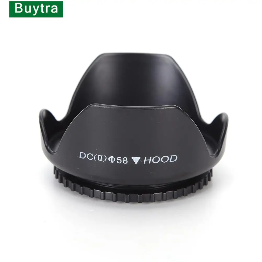 Wholesale 1pcs Universal 58mm Flower Lens Hood Screw Mount Camera Hood