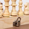 Chess Set Foldable Portable Solid Wood Chess Board Educational Games for Students and Kids Christmas Gift 3