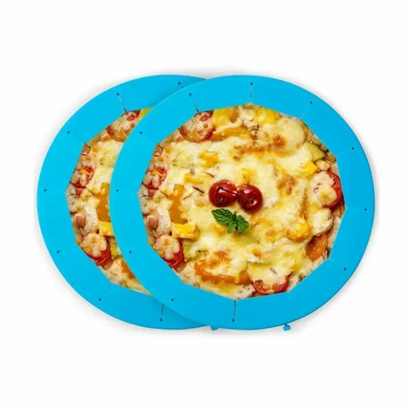 2PCS Adjustable Pie Crust Shield Reusable Silicone Pie Protectors Bake Crust Protector Cover Pizza Baking Kitchen Tools