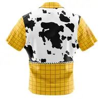 Woody Toy Story Button Up Hawaiian ShirtFashion Trend Breathable Loose Versatile Casual Sports Summer Men 2
