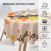Sanrio Characters Tablecloth Outdoor Round Table Cover Funny Custom DIY Table Cloth For Living Room Dining 5