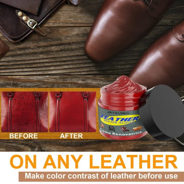  Renovateur Cuir, Pâte Réparatrice Cuir, Leather Repair