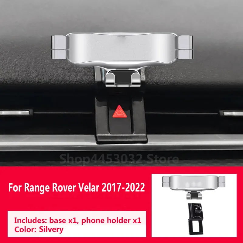 Car phone holder for Land Rover Range Rover Velar-gravity navigation special bracket rotatable support accessories