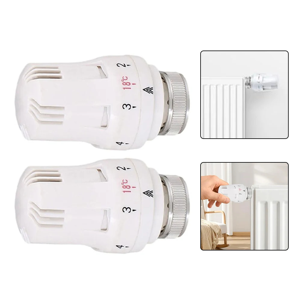 15mm 스풀 크기 라디에이터 헤드 스마트 온도 제어 시스템 온도 조절 부동액 기능 일상 사용 내구성