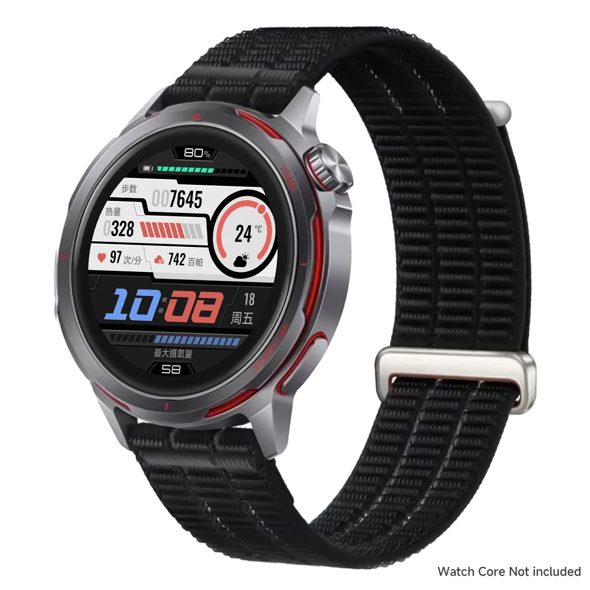 Premium Sport Nylon Loop Band for Smart Watches - Universal Fit, Multiple Sizes Available