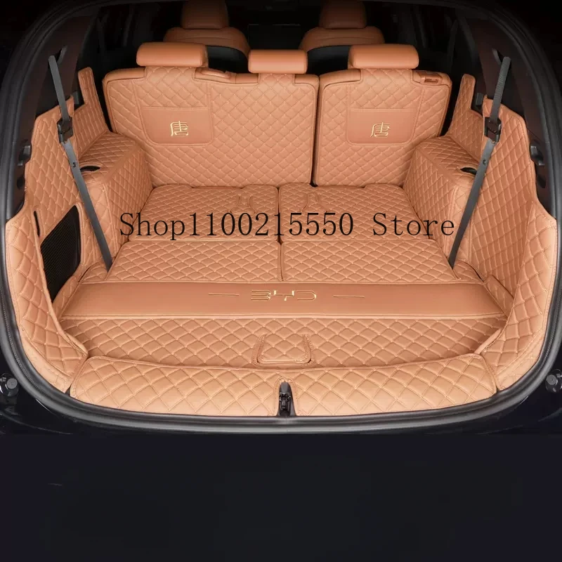 

Автомобильные коврики для багажника, водонепроницаемые коврики для багажника, автомобильный коврик, интерьер, 7 сидений для BYD TANG 2024, аксессуары для BYD TANG dmi