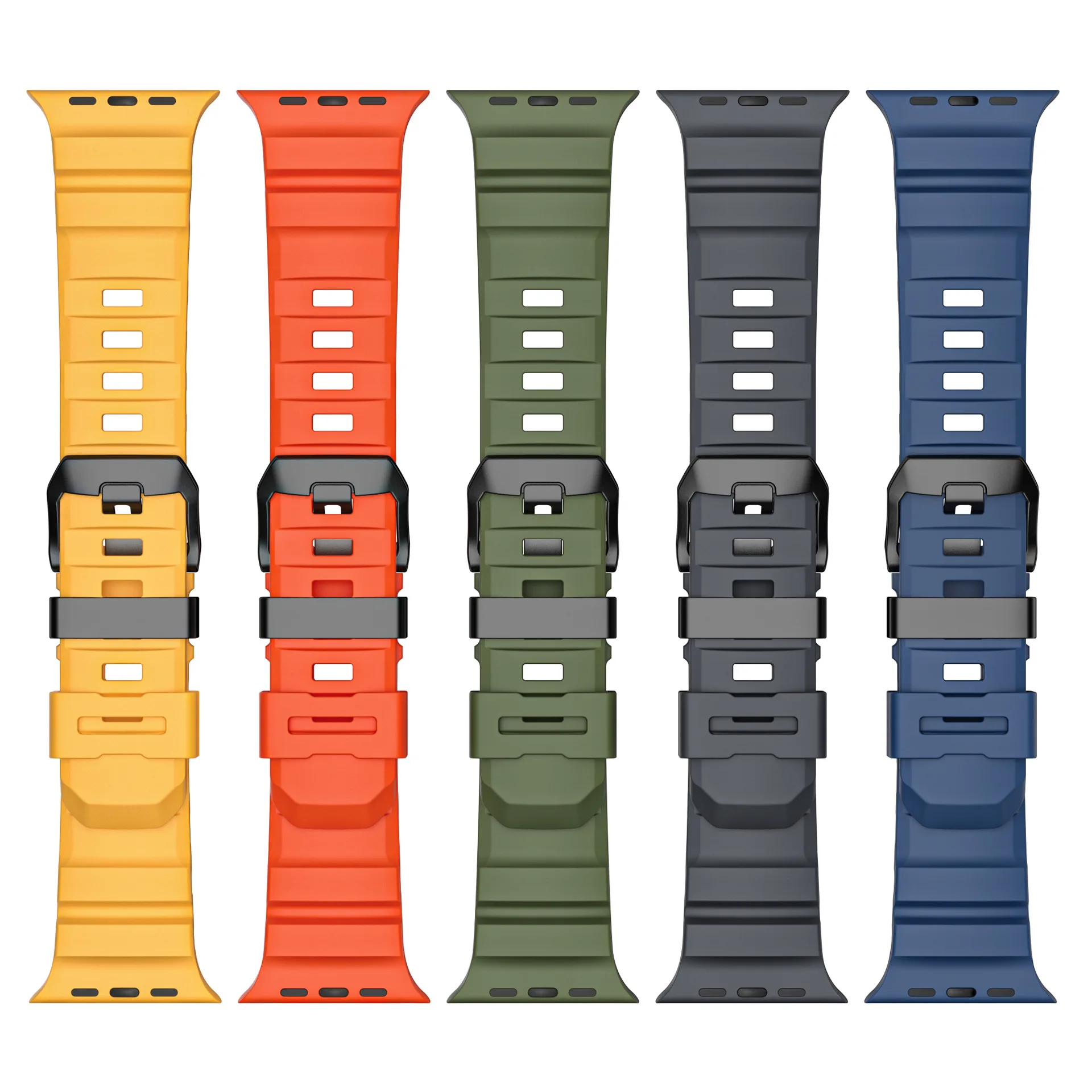 Silicone Sport Bracelet - Vibrant Rubber Strap