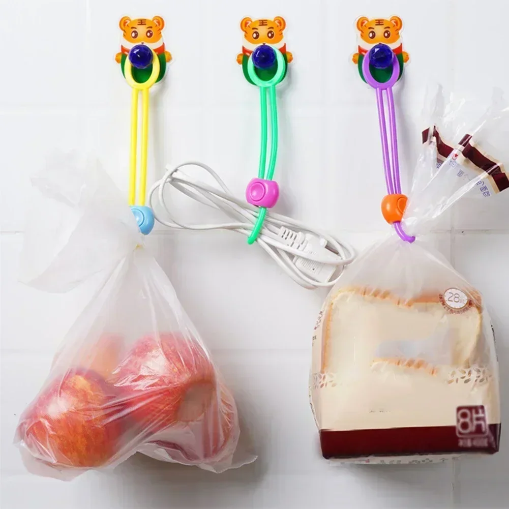 Portable multifunctional bag storage sealing clips 1/10pcs for home kitchen office snack grain preservation