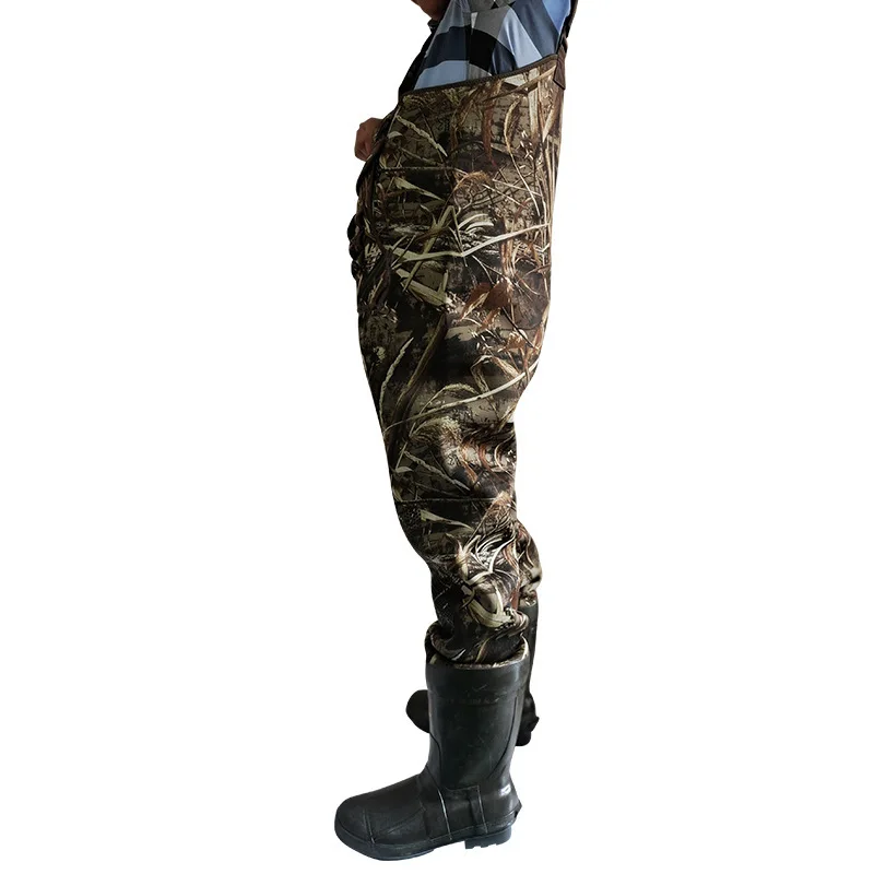 Fly Fishing Waders Neoprene Camo Hunting Waders with Hunting Boots Waterproof