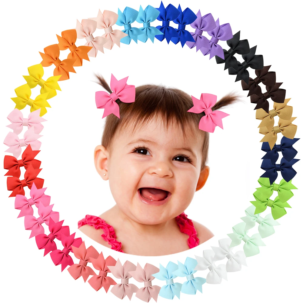

1 Pcs Tiny 2" Pinwheel Hair Bows Alligator Clips Baby Gilrs Toddlers Kids Children Hair Pin Wholesale Hair Accessories for Kids