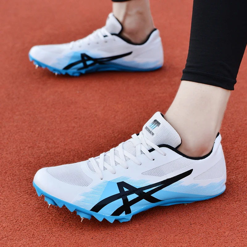 Running Spikes Men Track and Field Shoes Women Spikes Sneakers Athlete Running Training Shoes Lightweight Racing Spike Sport