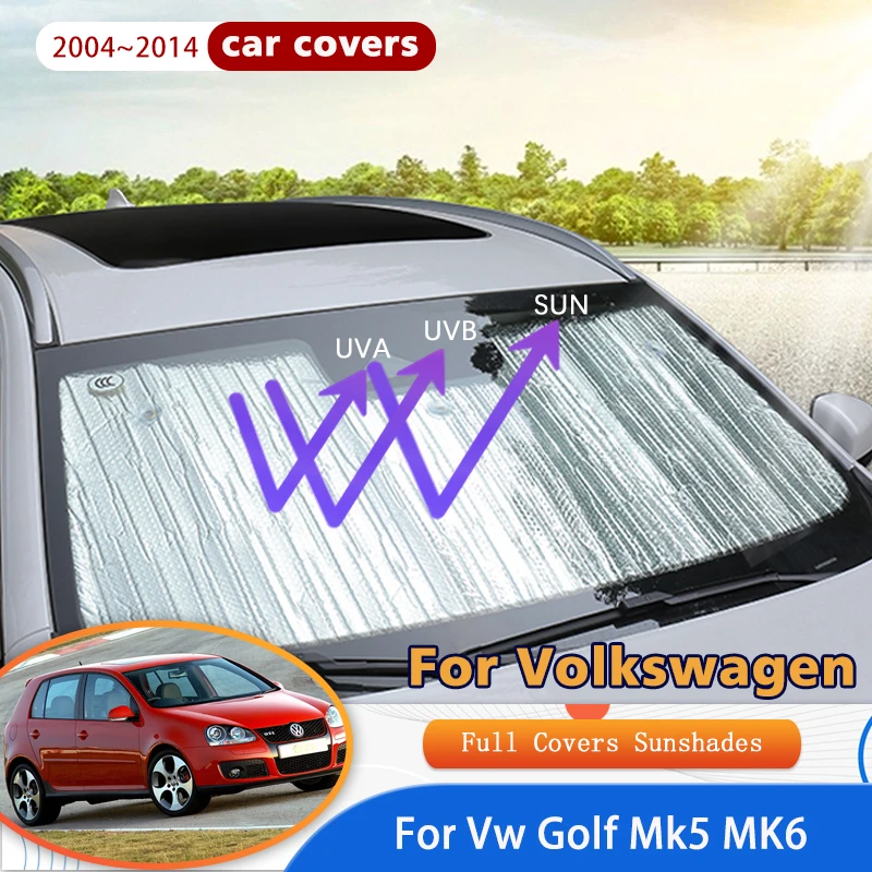 

Автомобильные солнцезащитные очки с полным покрытием для Volkswagen VW Golf MK5 MK6 2007 ~ 2013, защита от УФ-лучей, солнцезащитные очки, солнцезащитный козырек, автомобильные аксессуары