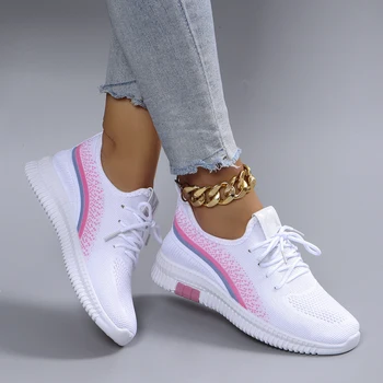 Women's summer breathable mesh flat shoes，women's shoes，casual sneakers shoes, clearance free shipping 1
