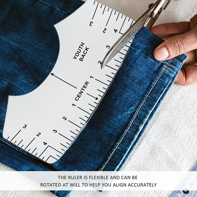 Kit Completo Righelli Per Allineamento Magliette - 5 Misure Incluse Per V-scollo E Girocollo - Foto 6