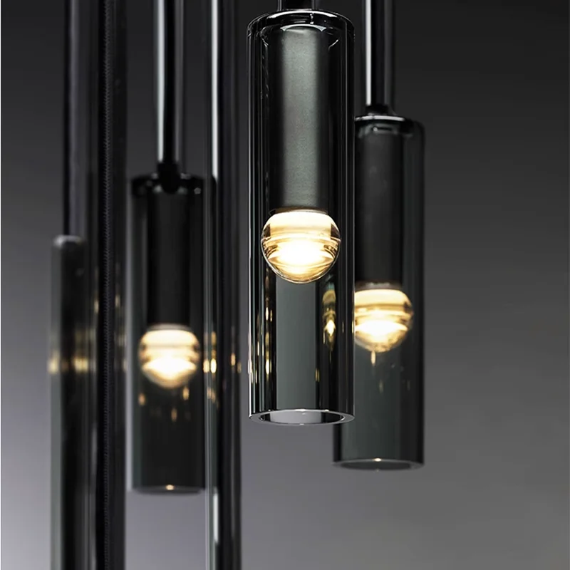 모던 LED 미니멀리스트 펜던트 램프 - 북유럽 스타일 와인병 디자인 천장등, 침실, 거실, 카페 실내 조명 북유 북유럽 조명 센서등 led 미드센츄리 조명 펜던트조명 거실조명 식탁조명 식탁등 led