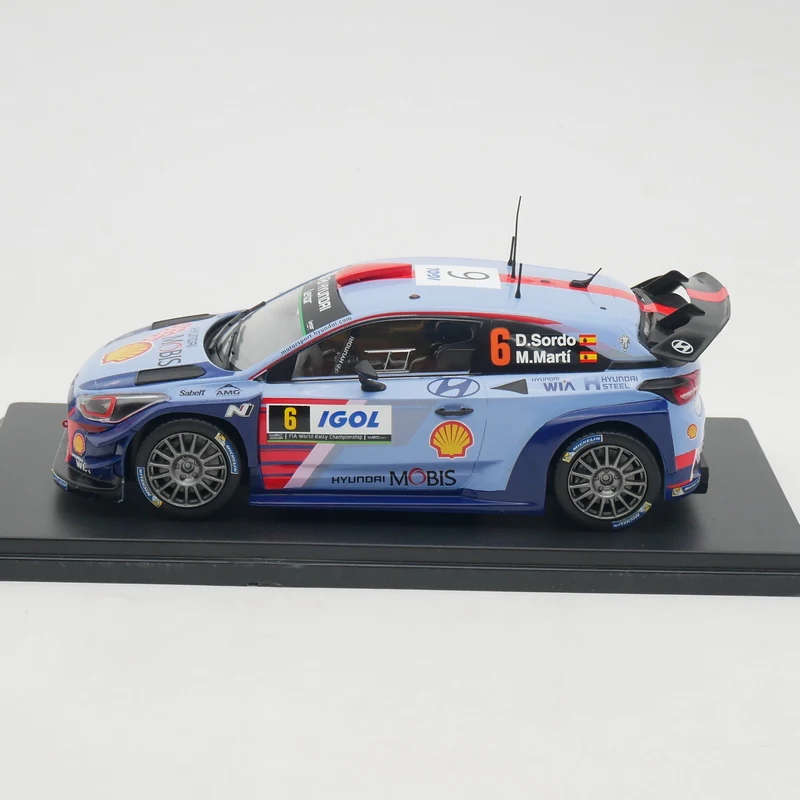 iXO Hyundai i20 WRC 1/43 スケール　ミニカー Diecast IXO 1:43 Scale Hyundai I20 WRC 2019 Rally Car Alloy