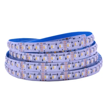 RGBCCT RGBWW LED 스트립 5050, RGB + W + WW RGBW RGBWW 유연한 LED 테이프 조명, 12mm PCB, 5M, 4 인 1, 5 인 1, 112, 120 108, 96, 60LED/M, 12V, 24V