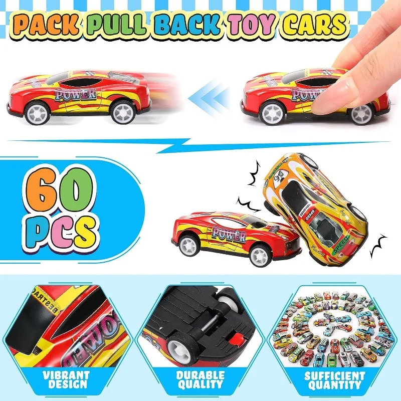 Pull Back Toy Cars Mini Race Cars Toys for Kids Toy Cars Bulk Kids