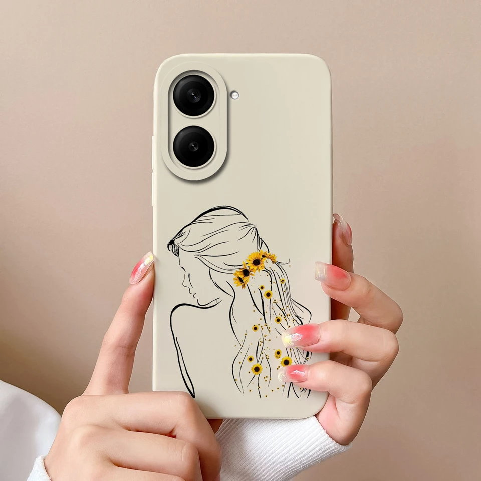 Colorful Flower Snow Mountain Anti-Fingerprint Durable Bumper Case