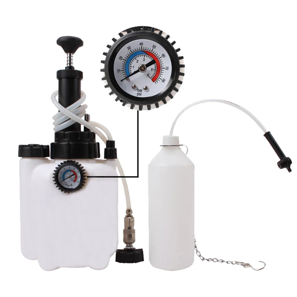 

3L Car Brake Bleeder Kit Device Large Capacity Oil Exchanger Pump Car Brake Pumping Tools Oil Fluid Replacement Equipment