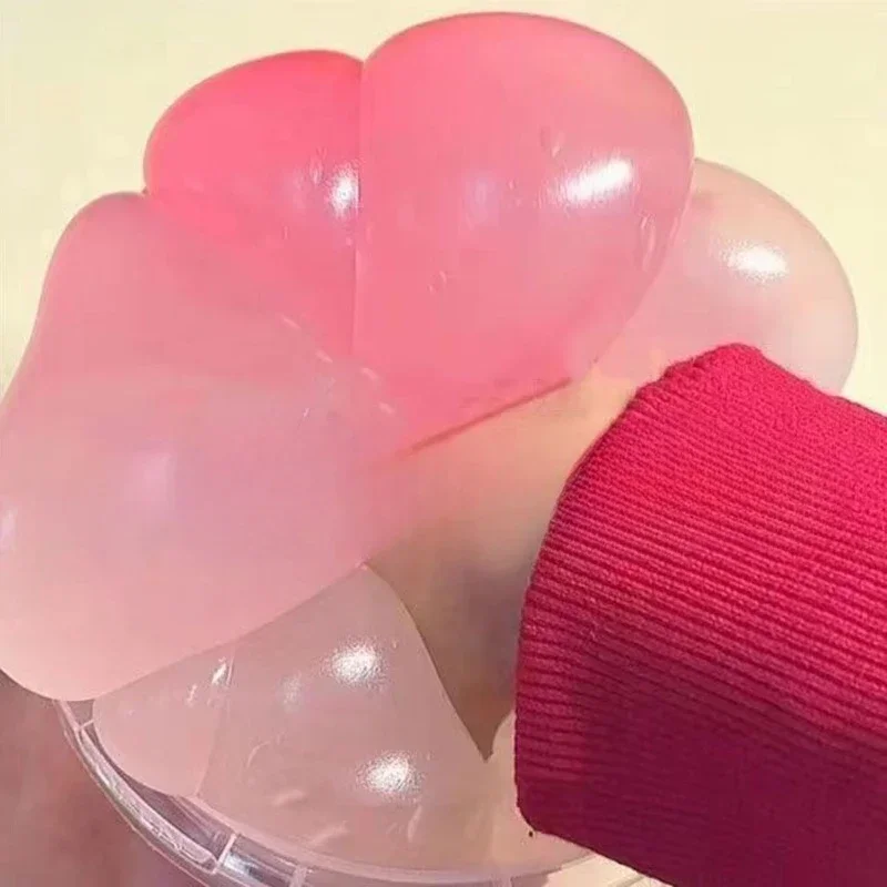 Slide Bubble Gel Hand Bucket Water Hu Milk Fake Water Decompress Fake Non Stick Hand Can Cover Bubble Toy for Children slime kit