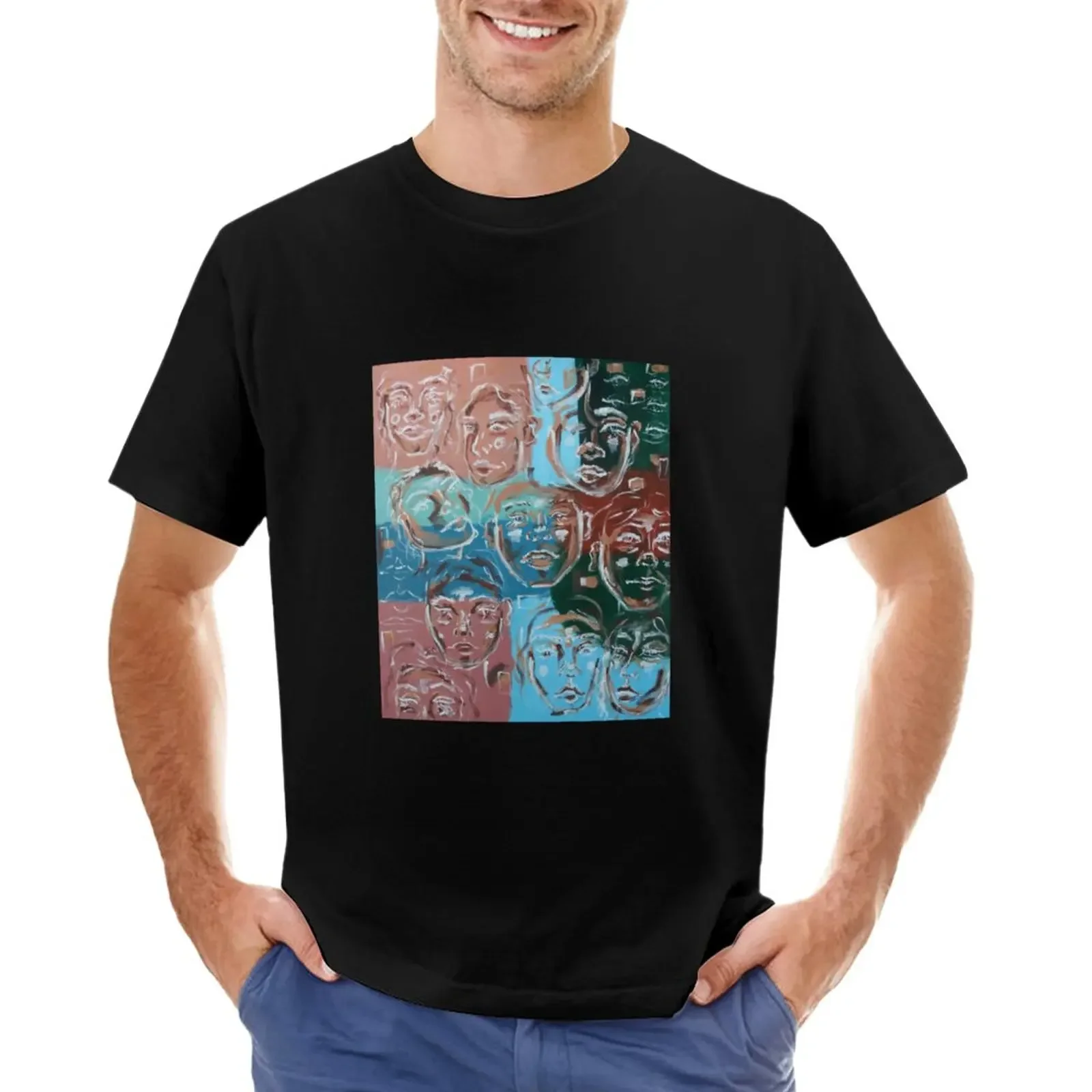 

Faces T-Shirt boys whites summer clothes cute clothes mens t shirts
