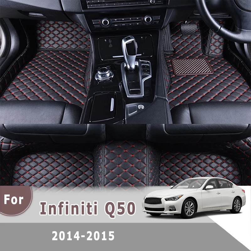 

RHD Carpets For Infiniti Q50 2014 2015 Car Floor Mats Custom Interior Styling Dash Rugs Covers Auto-styling Water Proof