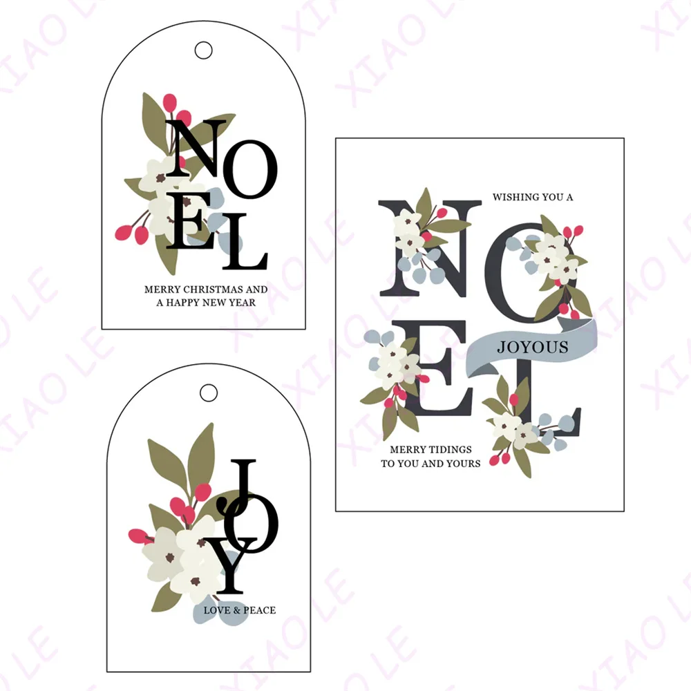 Holiday Florals Christmas for Gifts Metal Cutting Dies Stamps Scrapbooking New Make Photo Album Card Diy Paper Embossing Craft embossing folder,metal cutting dies stencils
