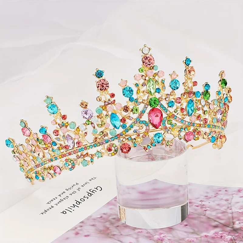 Bridal Hair Accessory Rhinestone Tiaras Women Jewelry Crown 1pc hair accessory,hair headdress,bridal headwear,hair band crown,jewelry accessories