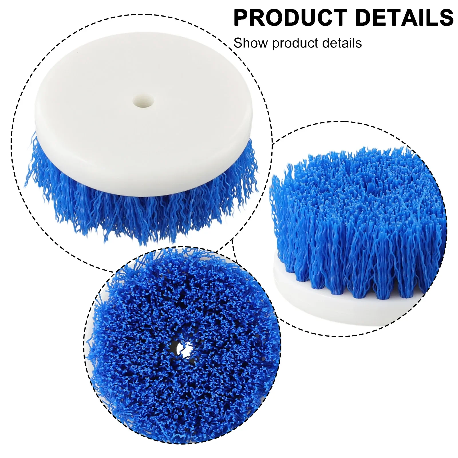 60mm Drill Powered Brush Head for Cleaning
