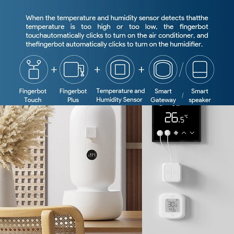 Tuya Fingerbot Touch Wireless Screens Touch Switch Robot Remoter With Alexa Google Home Voice APP Voice Control Assitant