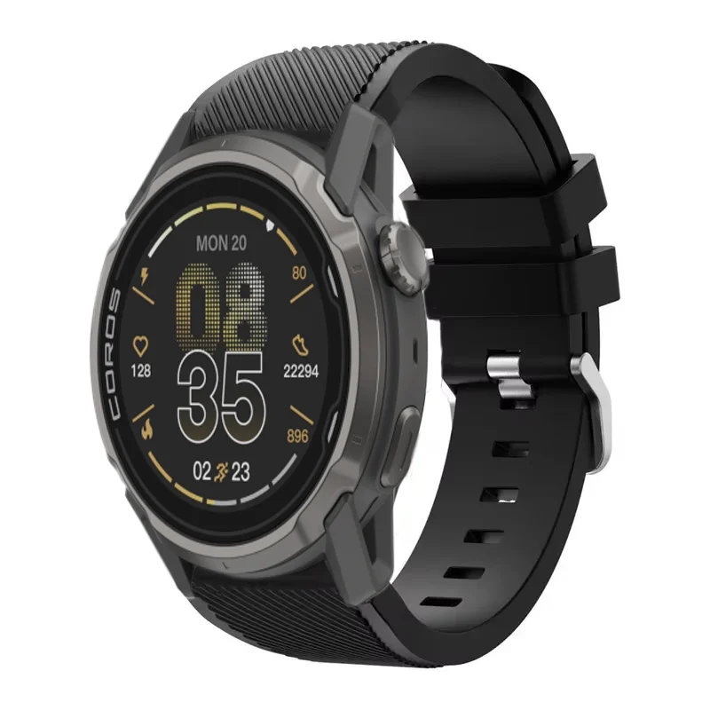 Silicone Strap - 22mm Adjustable Sports Wristband in Ocean Race Design