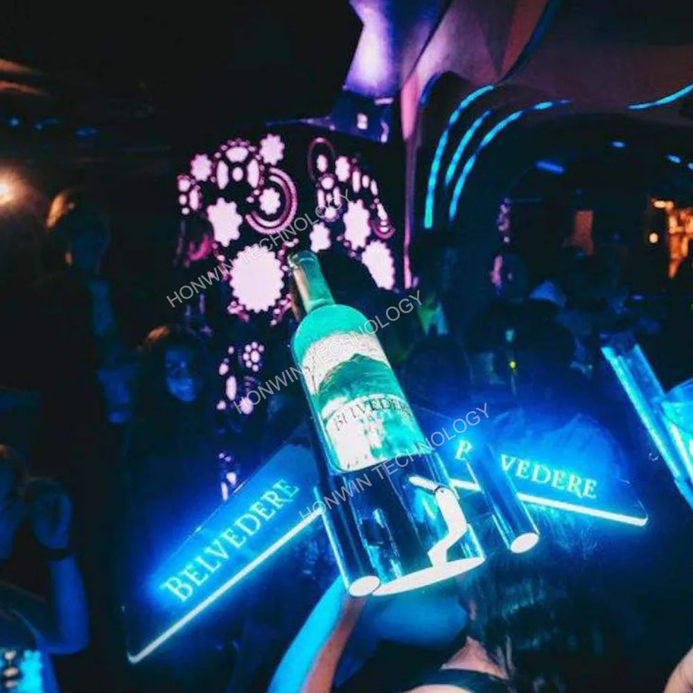 

LED Belvedere Vodka Whiskey Tequila Wine Plane Aircraft Champagne Rocket Bottle Presenter Aeroplane Airplane Glorifier Display