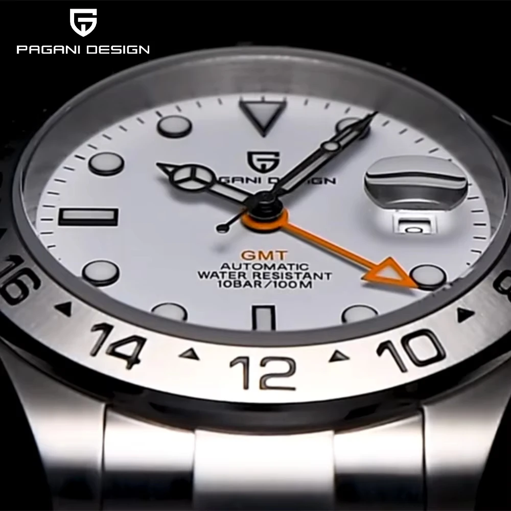 Pagani Design PD-1682 GMT Watch with Sapphire Crystal Glass