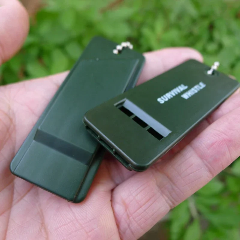 3-Frequency Whistle High Decibel Survival Portable Outdoor Multiple Audio Whistle Camping Emergency Hiking Accessories Edc Tool Survival Whistle Survival Tool