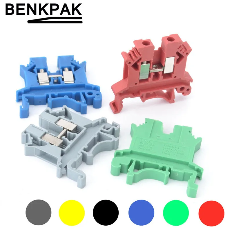 50pcs Phoenix Type UK2.5B DIN 레일 범용 단자대 나사 식 UK 2.5B|터미널 블럭| - AliExpress