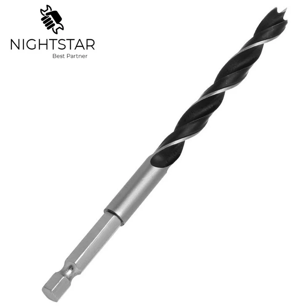 KHJK Durable 5PCS Drill Bit Set 4mm 5mm 6mm 8mm 10mm Change Metal Tools 1/4 Hex Shank Wood Rustproof Woodworking Drill Hexagonal Shank KHJK Durable 5PCS Drill Bit Set 4mm 5mm 6mm 8mm 10mm Change Metal Tools 1/4 Hex Shank Wood Rustproof Woodworking Drill Hexagonal Shank