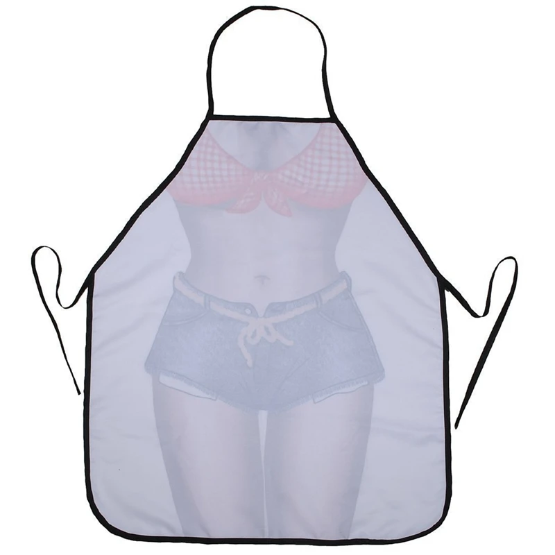 2X Bikini & Shorts Sexy Kitchen Apron Funny Creative Cooking Aprons For Women Ladies Girlfriend Christmas Gifts