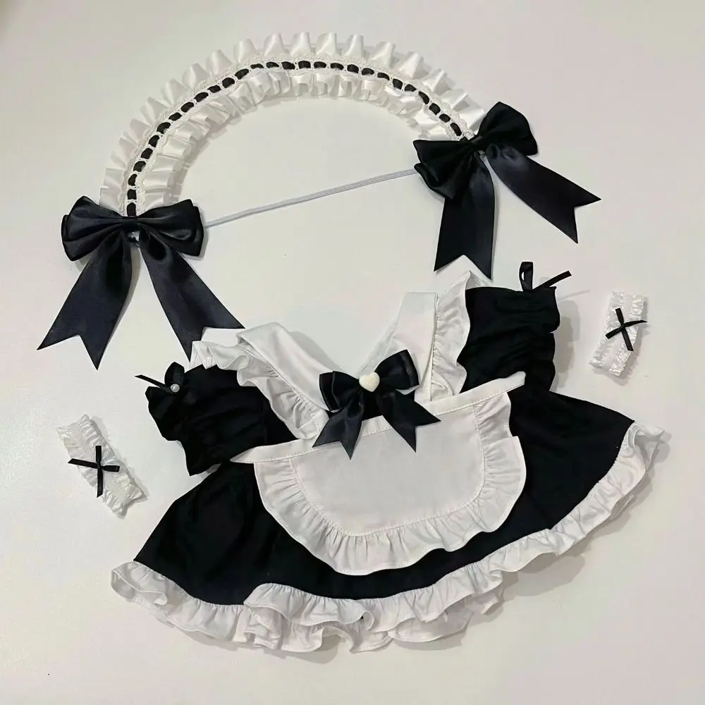 Wedding Dress 40cm Cotton Doll Clothes Doll Accessories Headwear Idol Dolls White Gauze Skirt Skirt Colorful