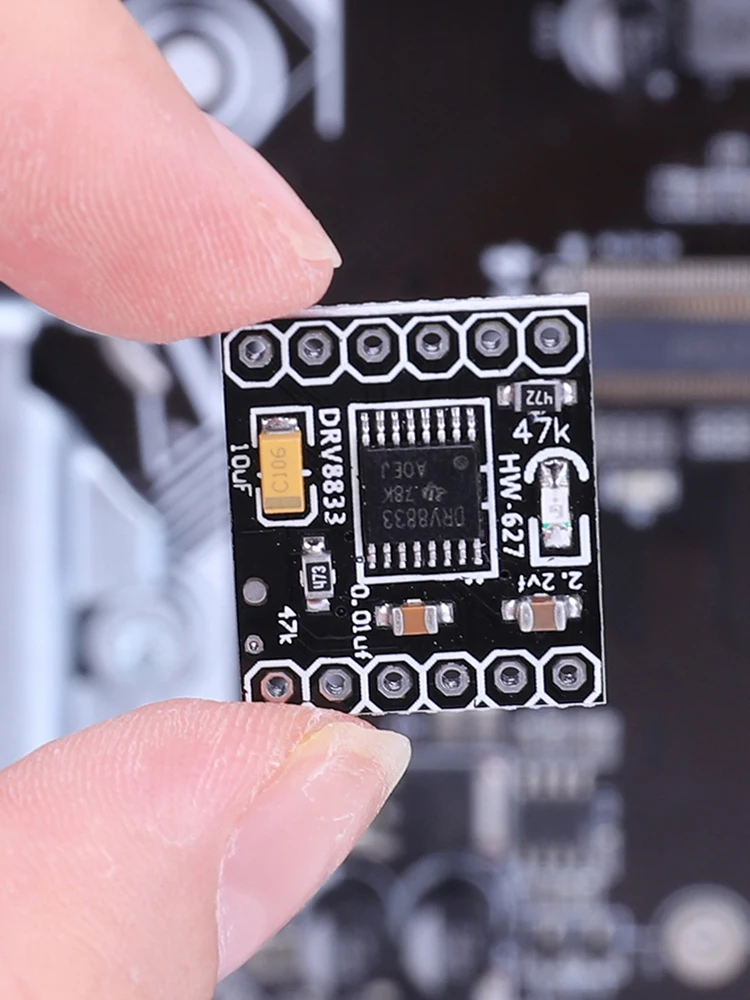 DRV8833 모터 드라이브 모듈 좋은 방열 DC 기어 모터 드라이버 Arduino 용 2pcs 6 핀 자동 스테퍼 모터 드라이버