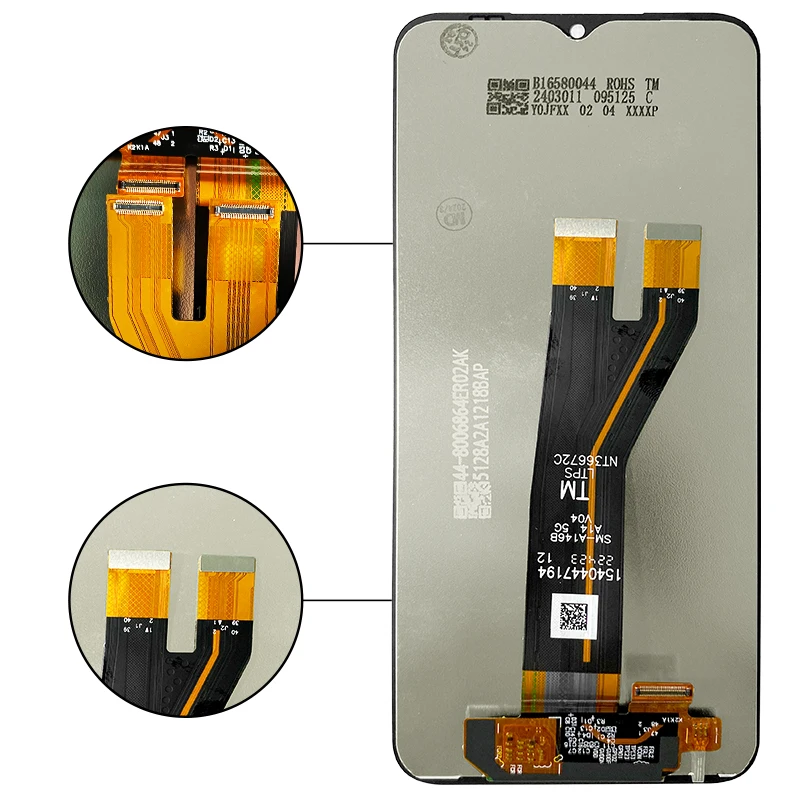 LCD 삼성 갤럭시 A14(5G) SM-A146B, 터치 스크린 디지타이저 삼성 갤럭시 A146(5G) SM-A146B/DS LCD 프레임 포함, 6.6 인치