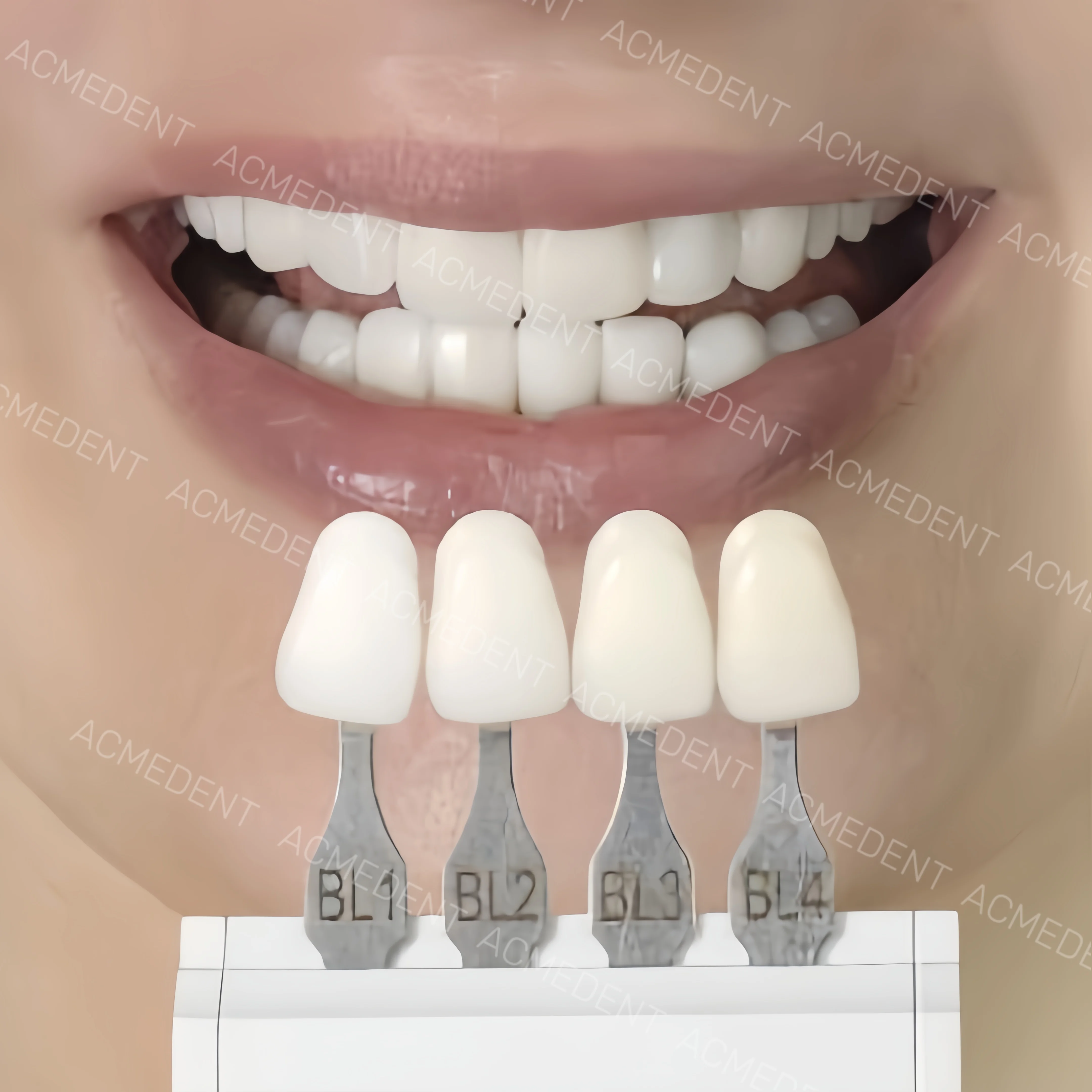 4Colors Dental Bleach Shade Guide Bleached Teeth Chart Teeth