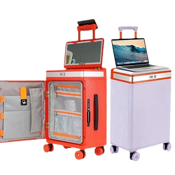 Multifunctional Carry-On Trolley Suitcase 1