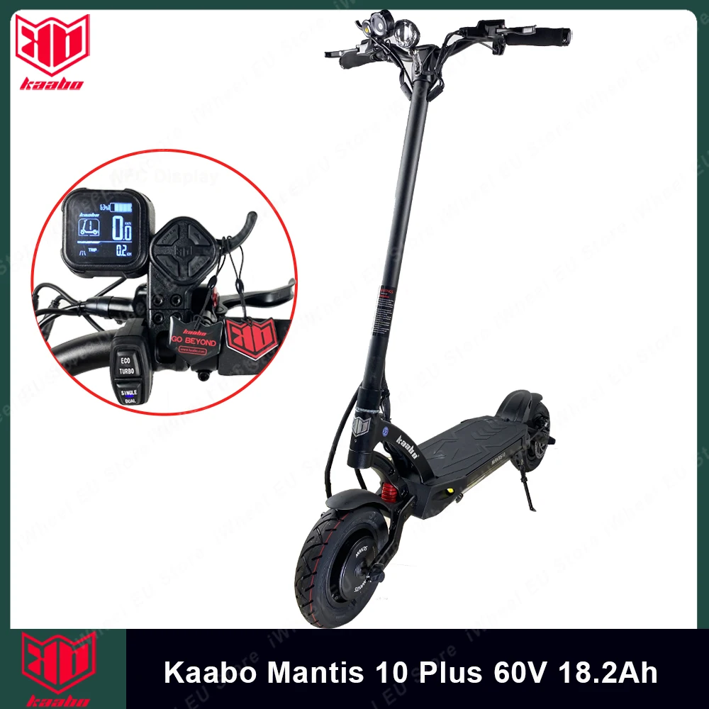 Eu Stock V3 Kaabo Mantis 10 Plus 60V 18.2Ah Aggiornamento Display Nfc Kaabo Mantis 10 60V 24.5Ah Minimotor Ey3 Display E-Scooter