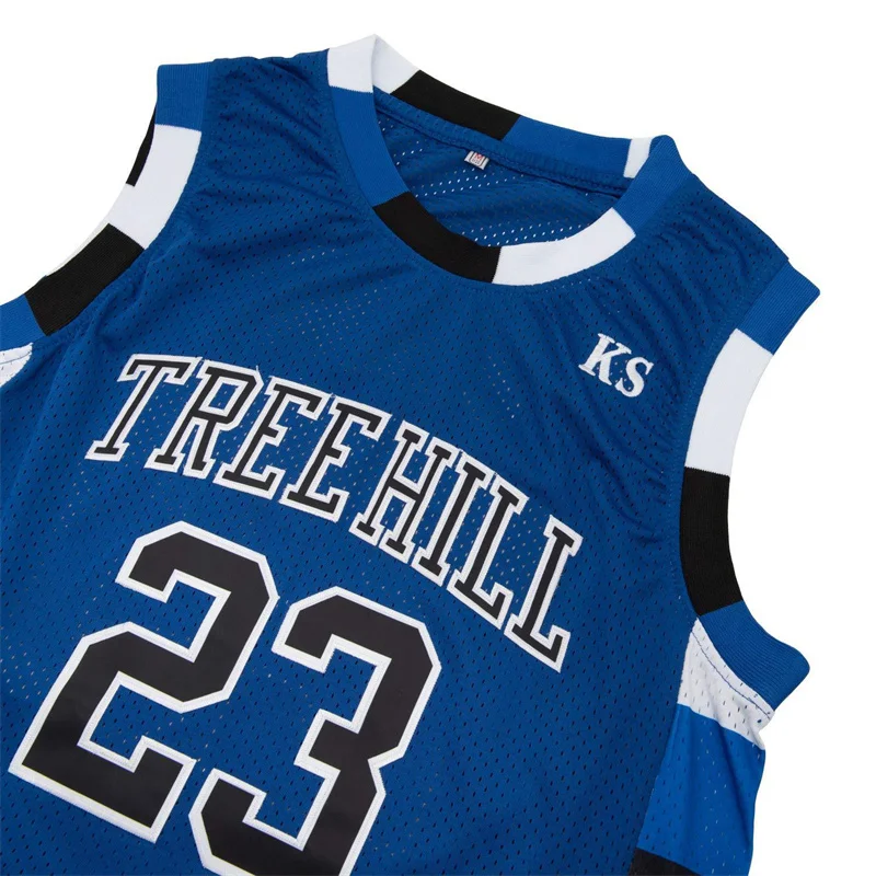 Basketball Jerseys Mens Tops ONE TREE HILL SCOTT #23 RAVENS #3
