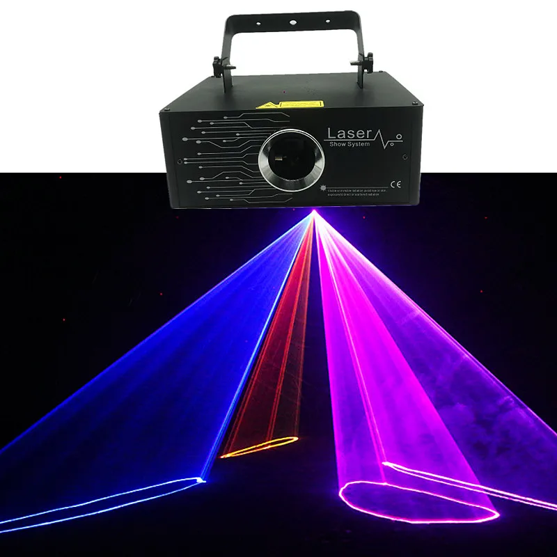 

1 Вт 3D RGB сканирование сценической анимации Лазерная лампа для свадебной вечеринки Профессиональный Сильный луч DMX клуб диско фестиваль фотография украшение