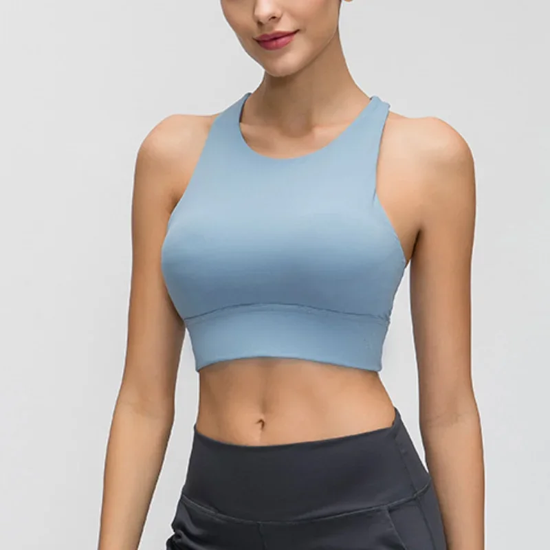 Solid Color Yoga Tight Sports Bras For Women 2024 Women's Fitness Zipper Bra Sportswear Woman Gym Training Female Crop Tops