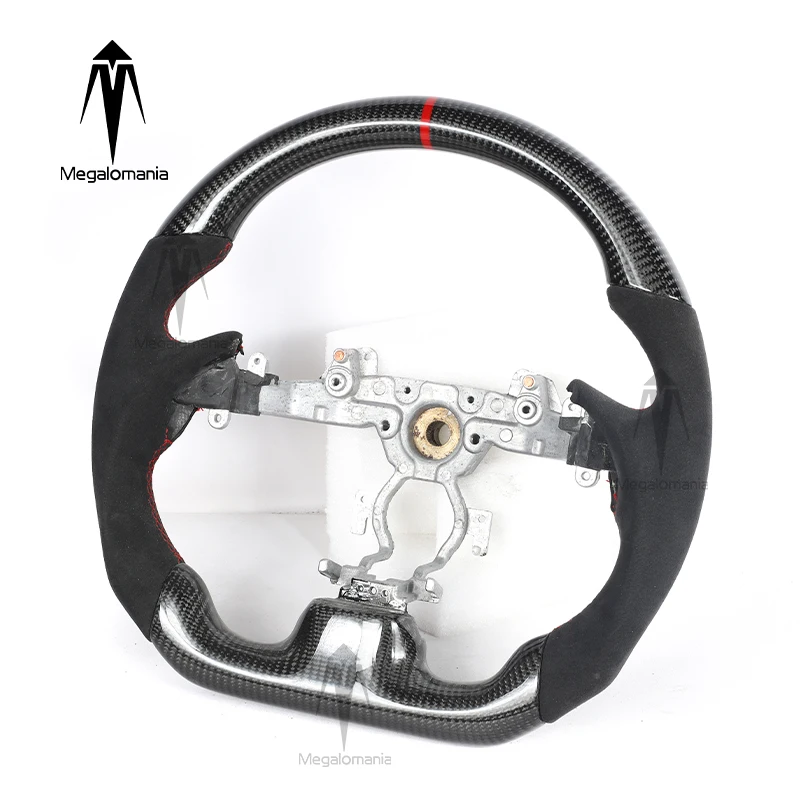 인피니티 G25 G37 G35 2007-2013 G37x 쿠페 세단 Q60 QX50 2015 Q40 카본 파이버 스티어링 휠 호환
