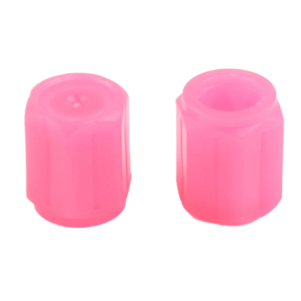 

4Pcs ABS Material Universal Glowing In Dark Fluorescent-Car Tire Valve Covers Pink Wheels Tires Parts Hub Cap Car Truck Parts